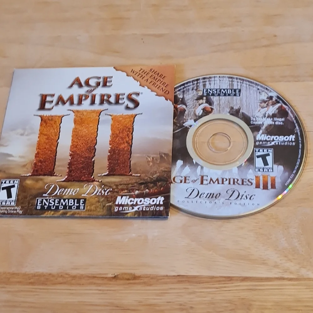 Microsoft Age of Empires III - Boxed Set, Vintage 1990s, GUC, Weighs 6Lb.